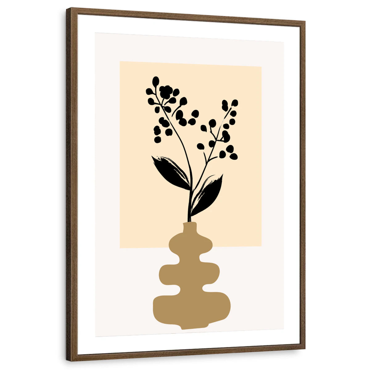 framed-print-brown-walnut-matted