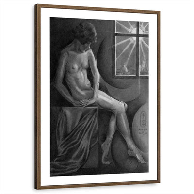 framed-print-brown-walnut-matted
