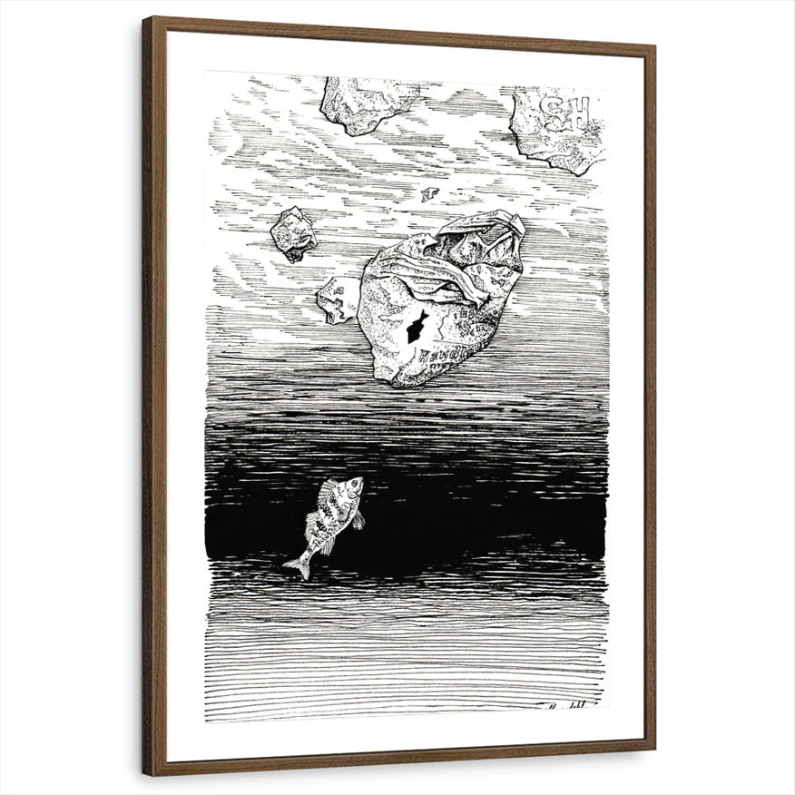 framed-print-brown-walnut-matted