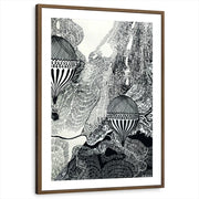 framed-print-brown-walnut-matted
