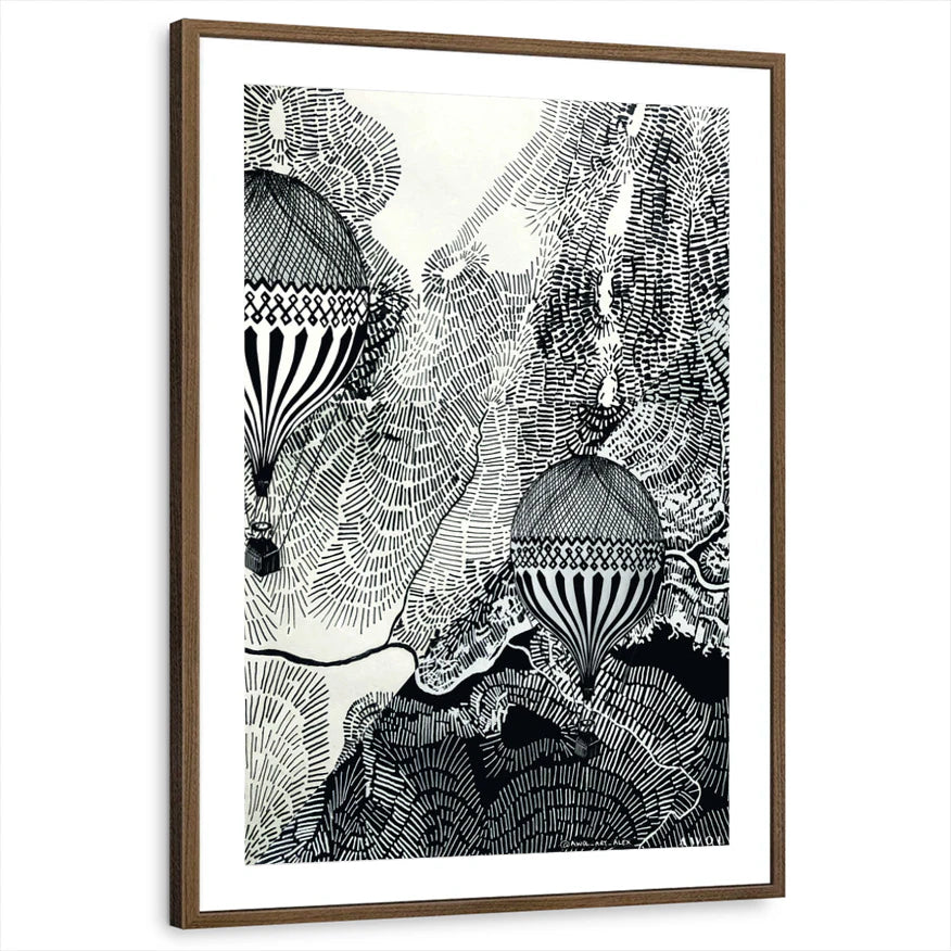 framed-print-brown-walnut-matted