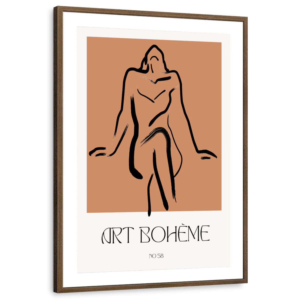 framed-print-brown-walnut-matted