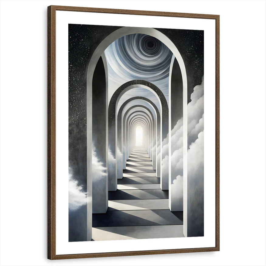 framed-print-brown-walnut-matted