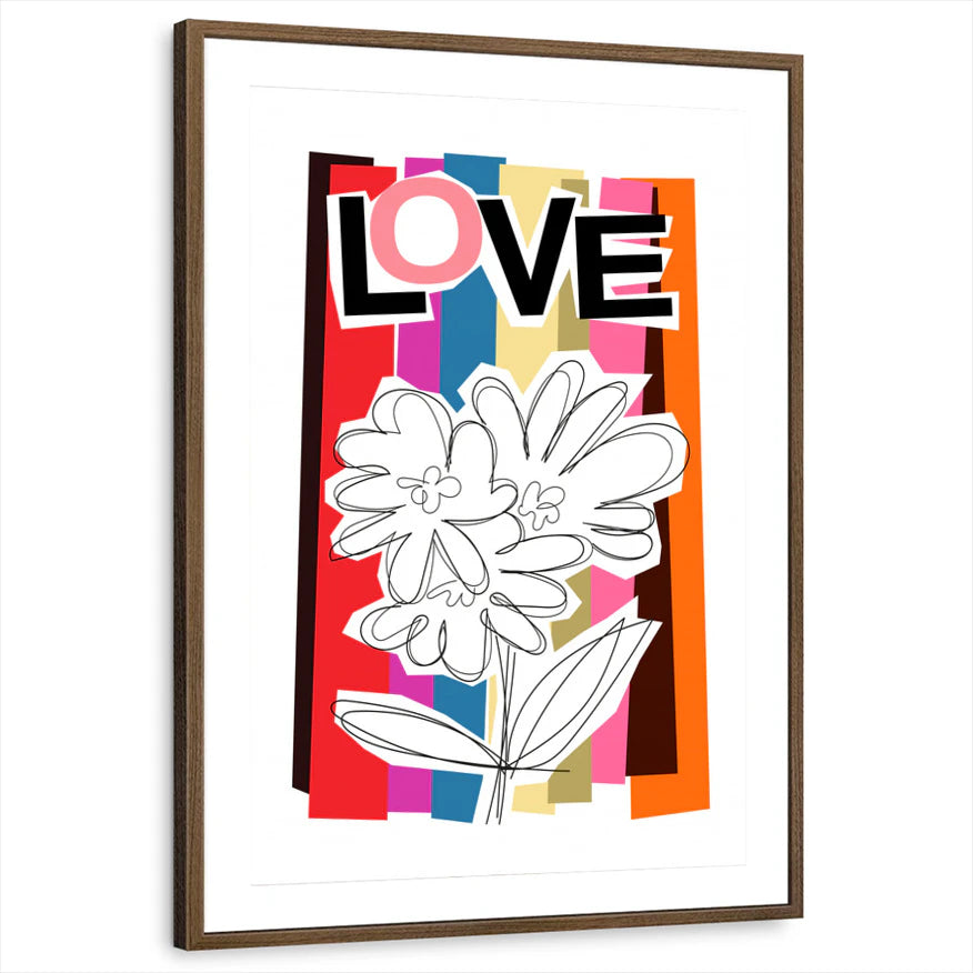 framed-print-brown-walnut-matted