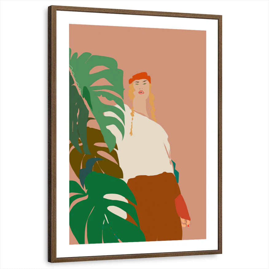framed-print-brown-walnut-matted