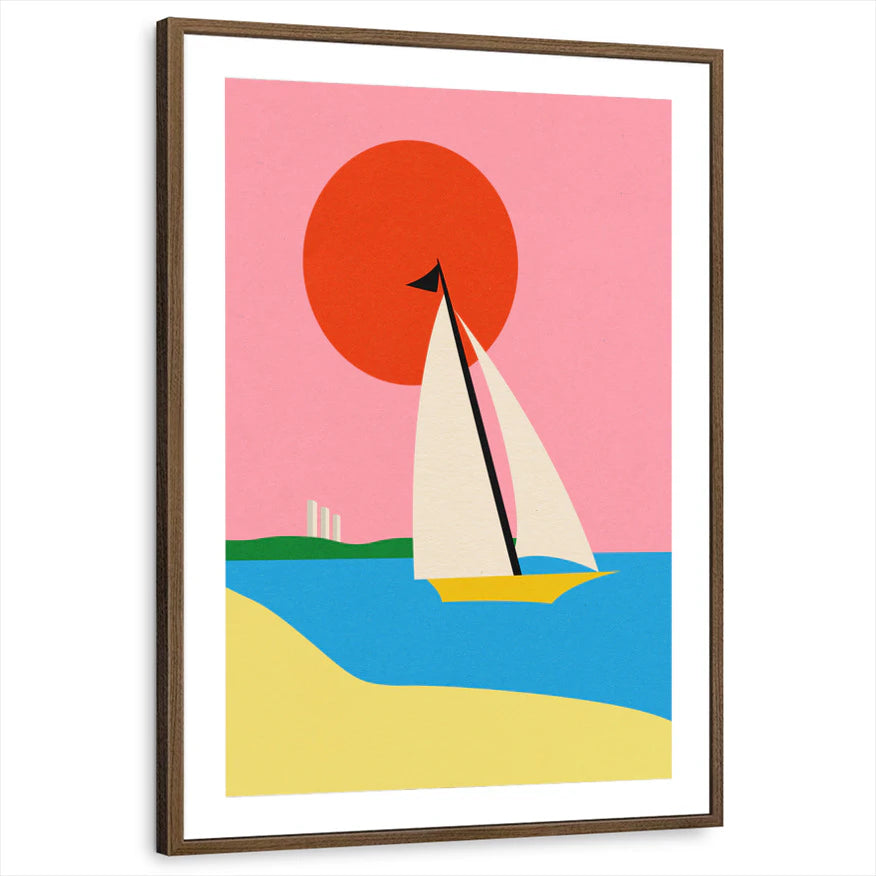 framed-print-brown-walnut-matted