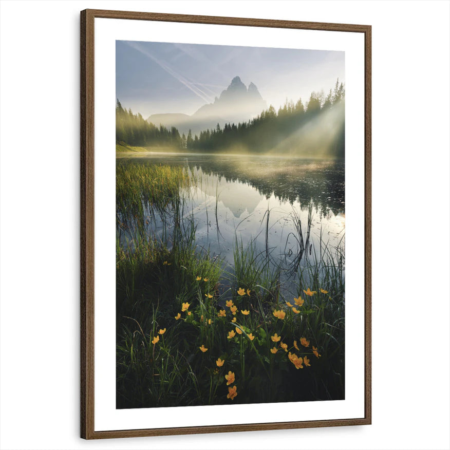 framed-print-brown-walnut-matted