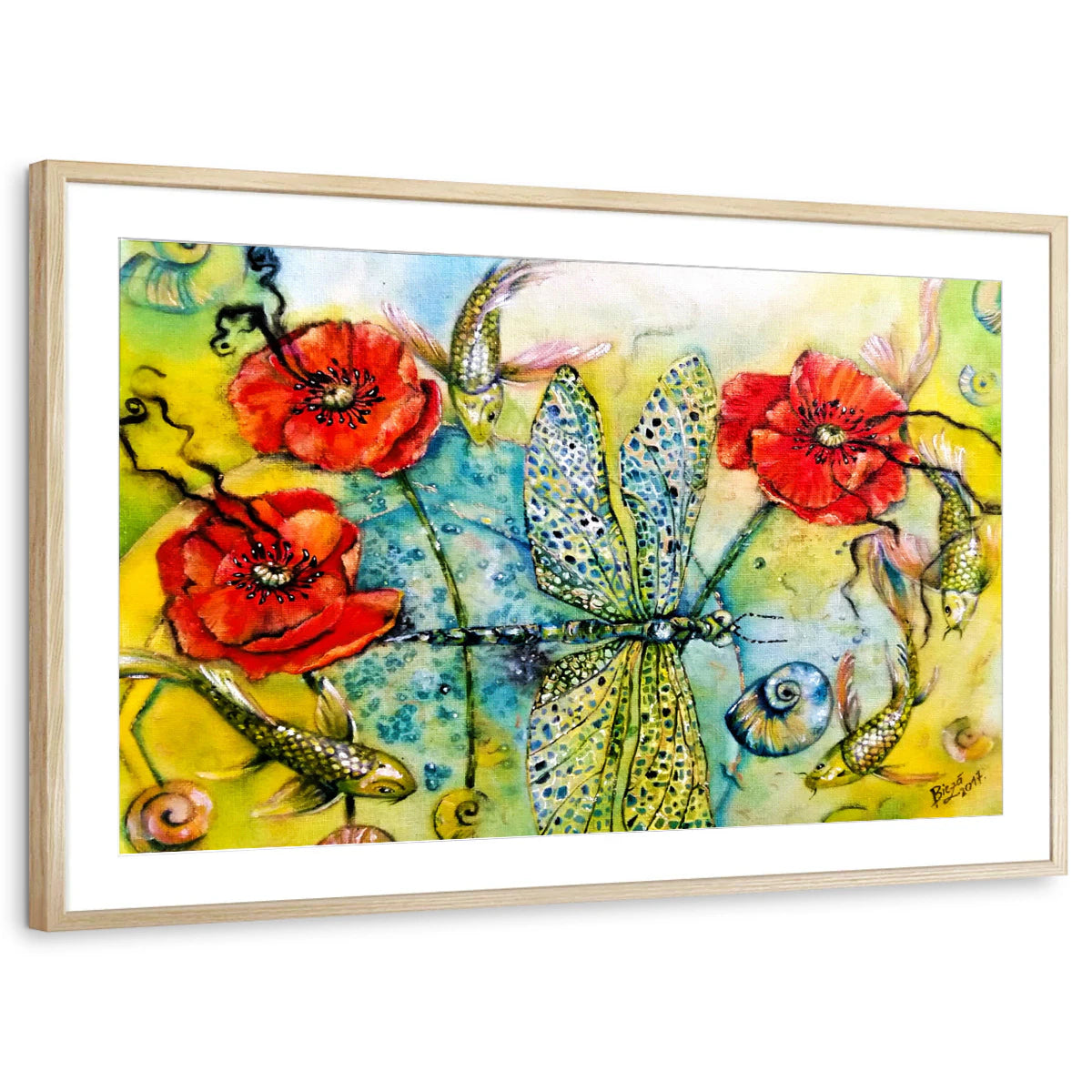 framed-print-natural-wood-matted