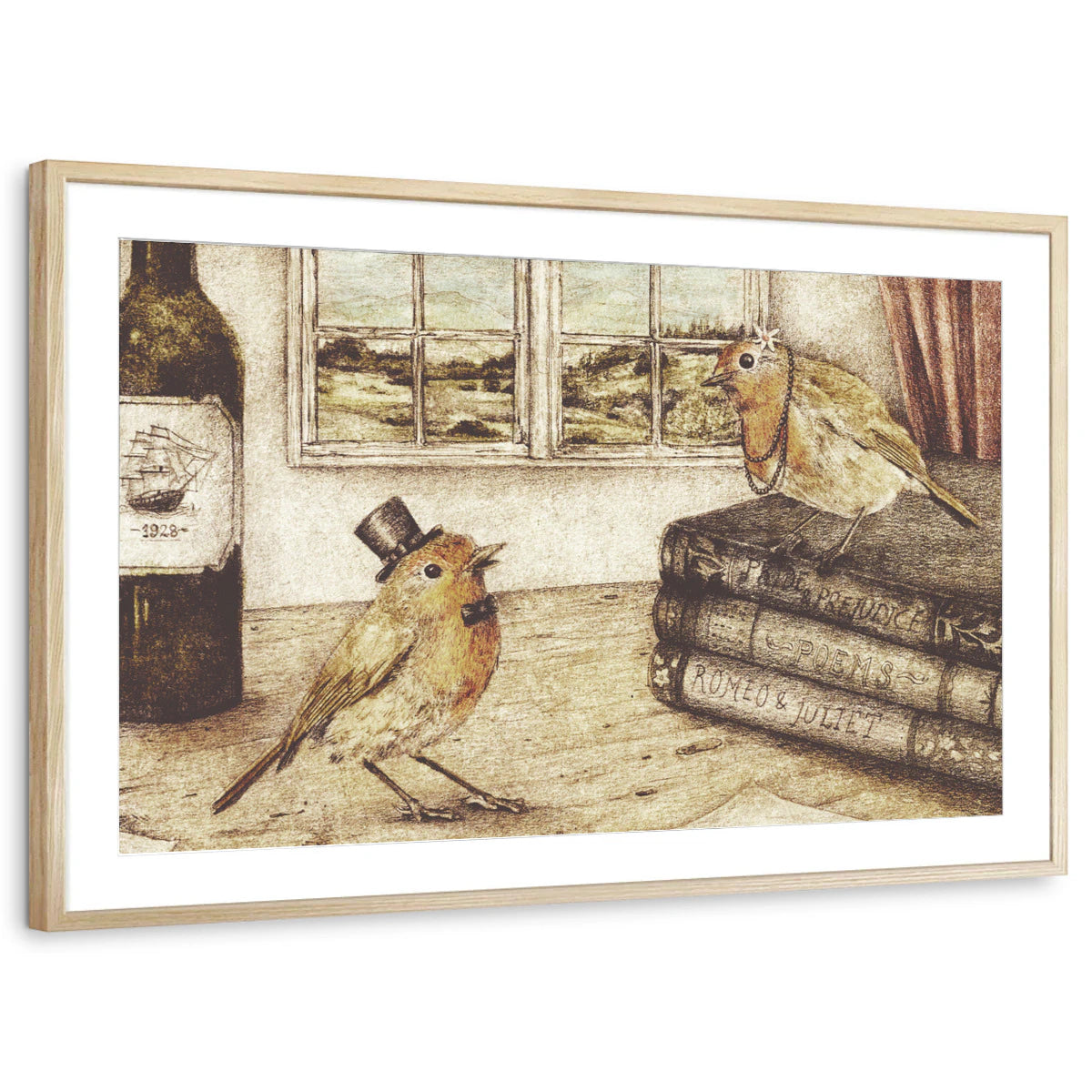 framed-print-natural-wood-matted