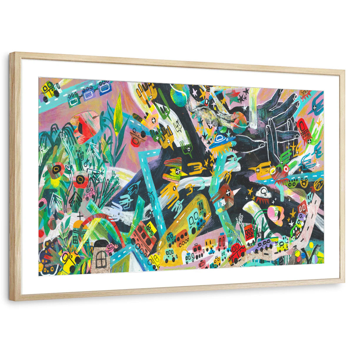 framed-print-natural-wood-matted