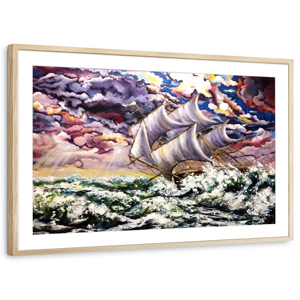 framed-print-natural-wood-matted