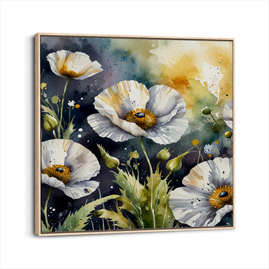 framed-canvas-natural-wood