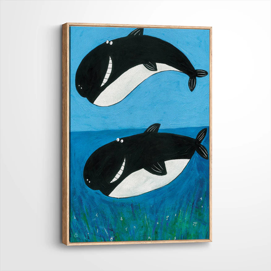 framed-canvas-natural-wood