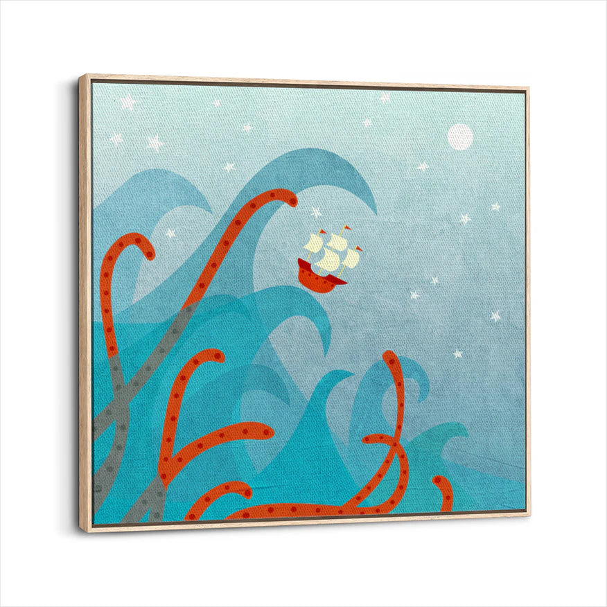 framed-canvas-natural-wood