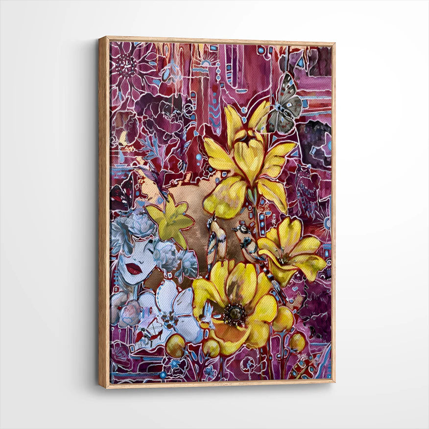 framed-canvas-natural-wood