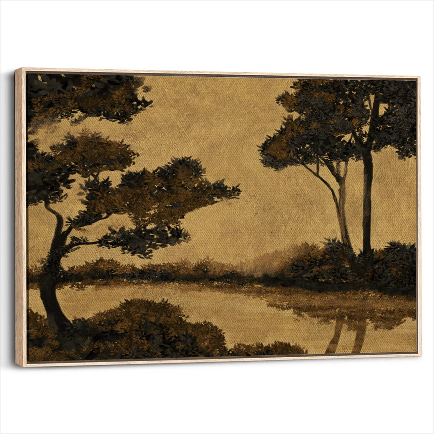 framed-canvas-natural-wood