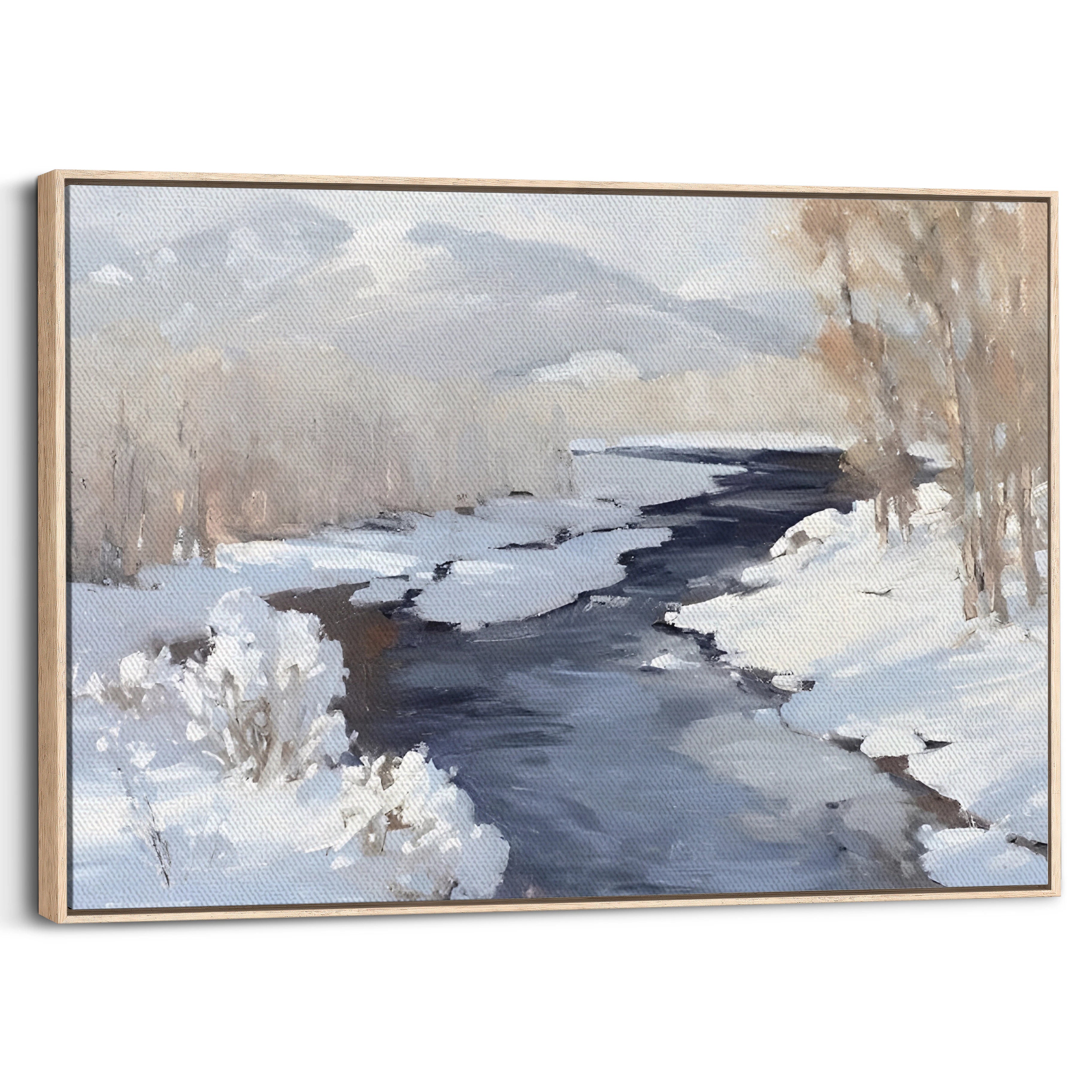 framed-canvas-natural-wood