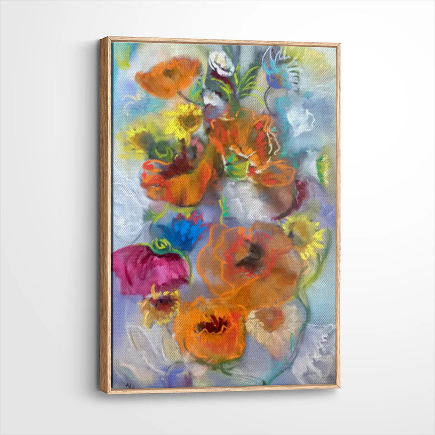 framed-canvas-natural-wood