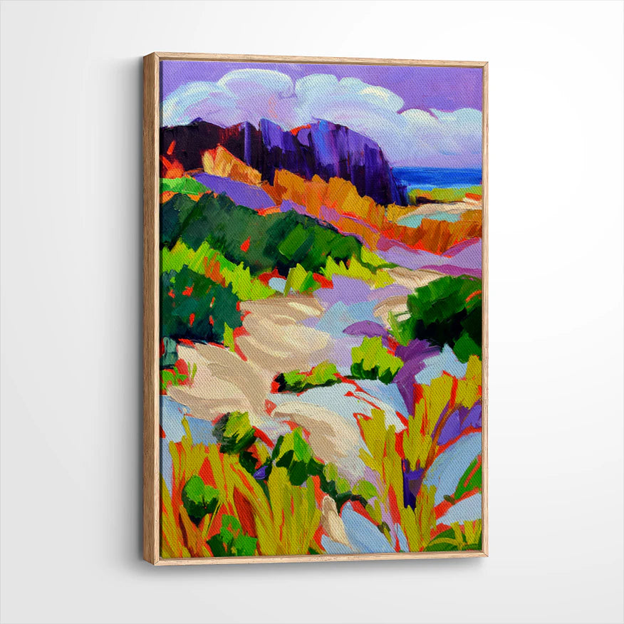 framed-canvas-natural-wood