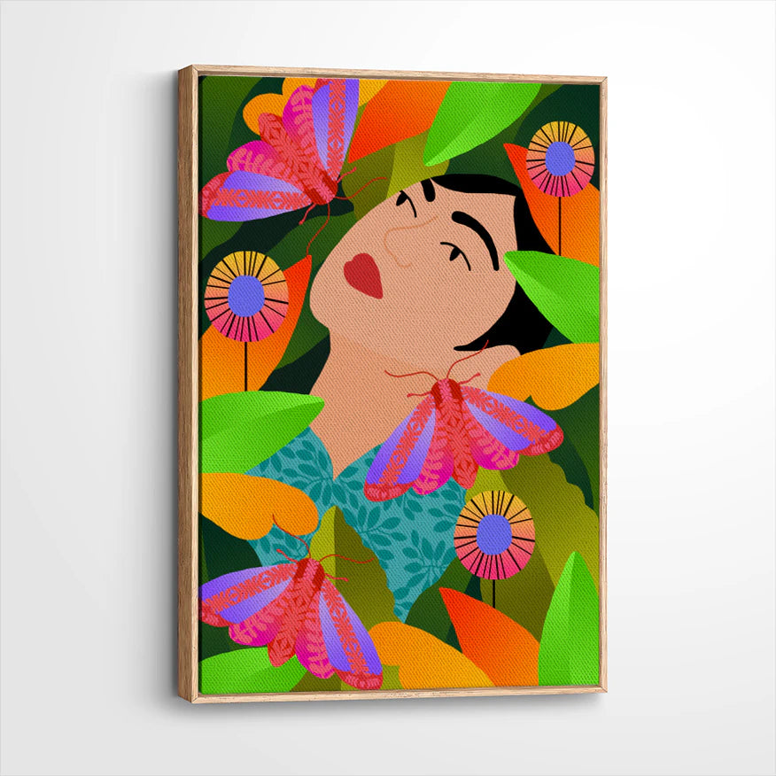 framed-canvas-natural-wood