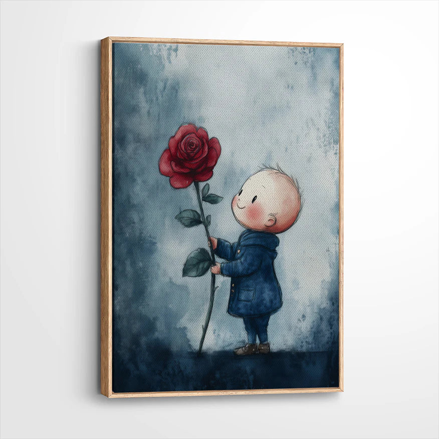 framed-canvas-natural-wood
