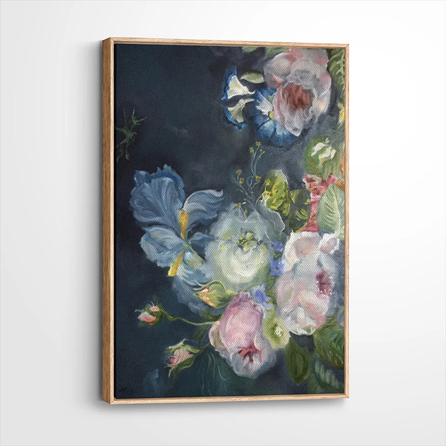 framed-canvas-natural-wood