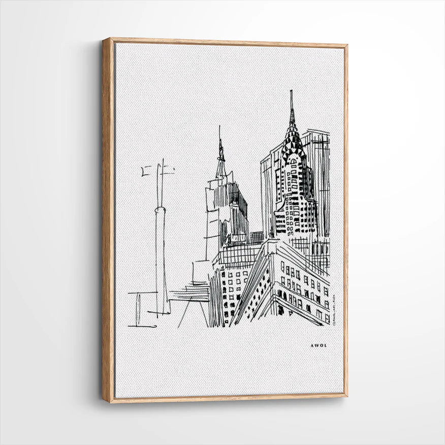 framed-canvas-natural-wood