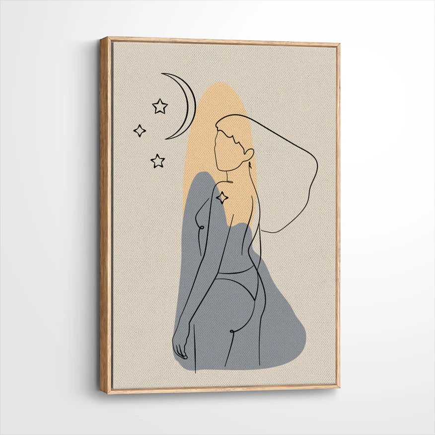 framed-canvas-natural-wood