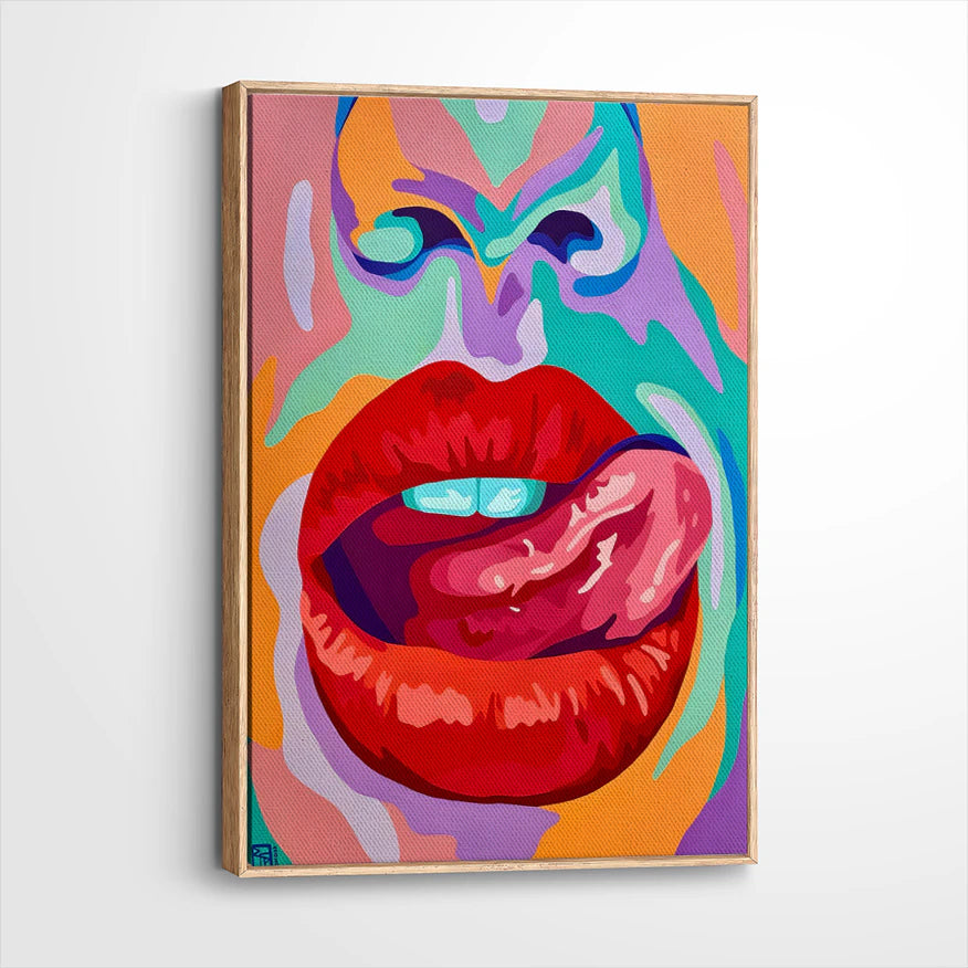 framed-canvas-natural-wood