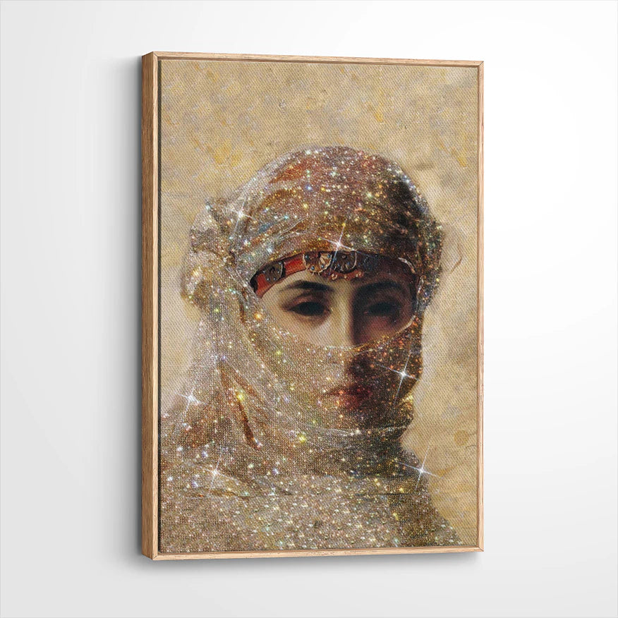 framed-canvas-natural-wood