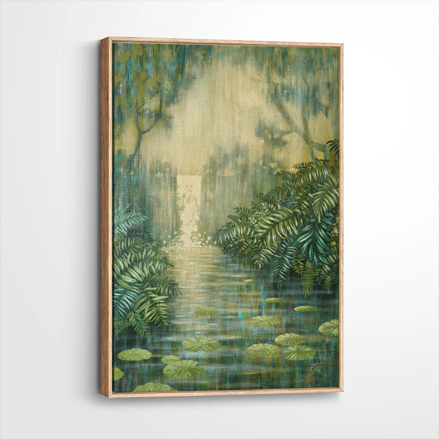 framed-canvas-natural-wood