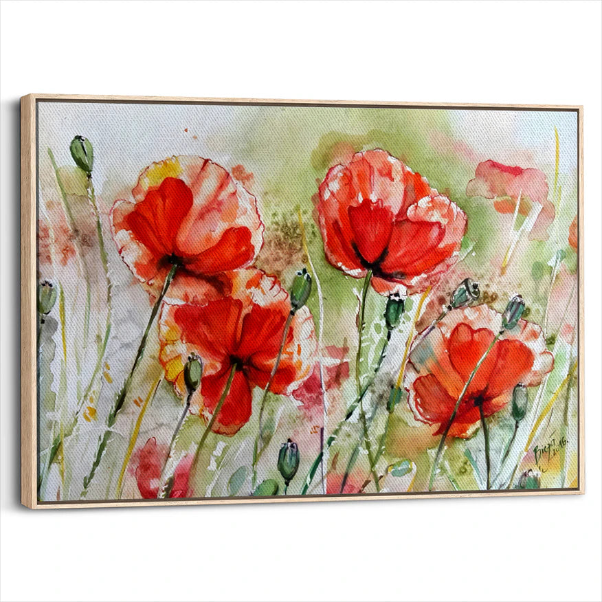 framed-canvas-natural-wood