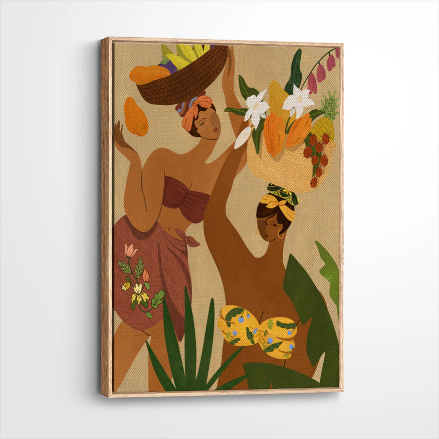 framed-canvas-natural-wood