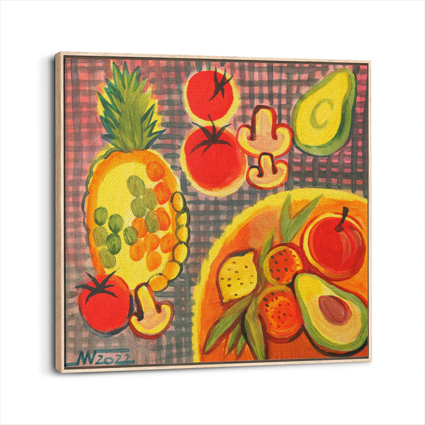 framed-canvas-natural-wood