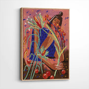 framed-canvas-natural-wood