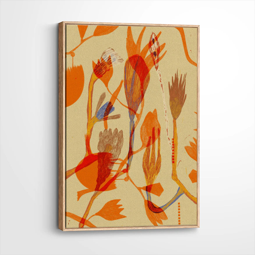 framed-canvas-natural-wood