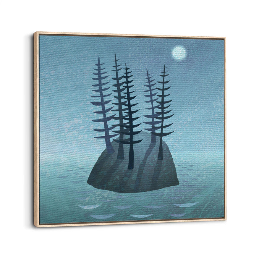 framed-canvas-natural-wood