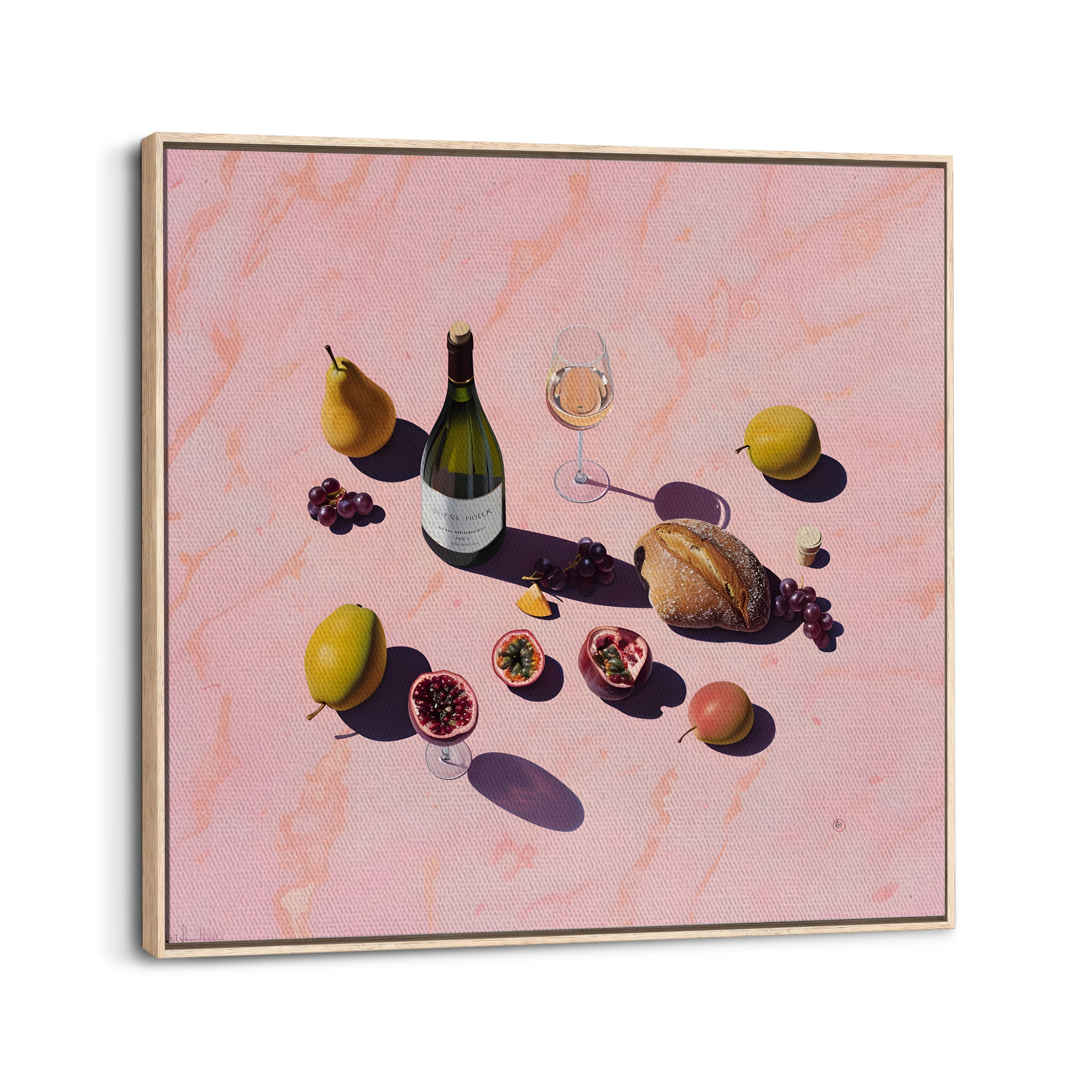 framed-canvas-natural-wood