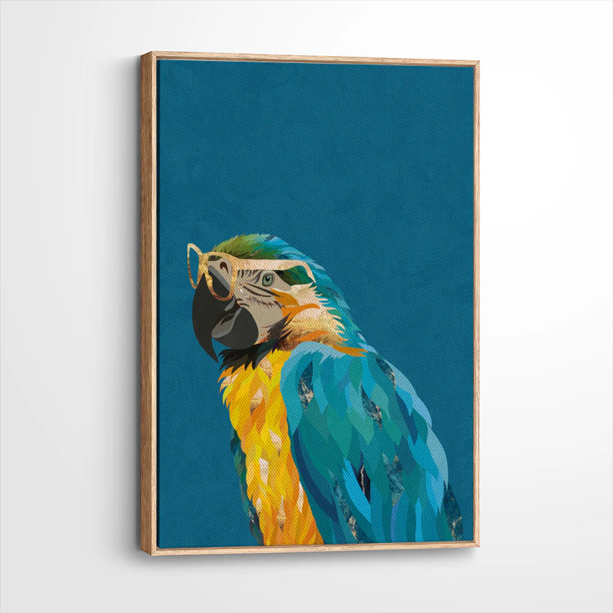 framed-canvas-natural-wood