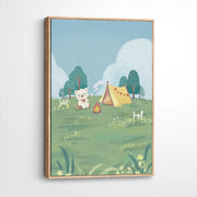 framed-canvas-natural-wood