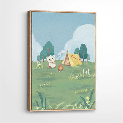 framed-canvas-natural-wood