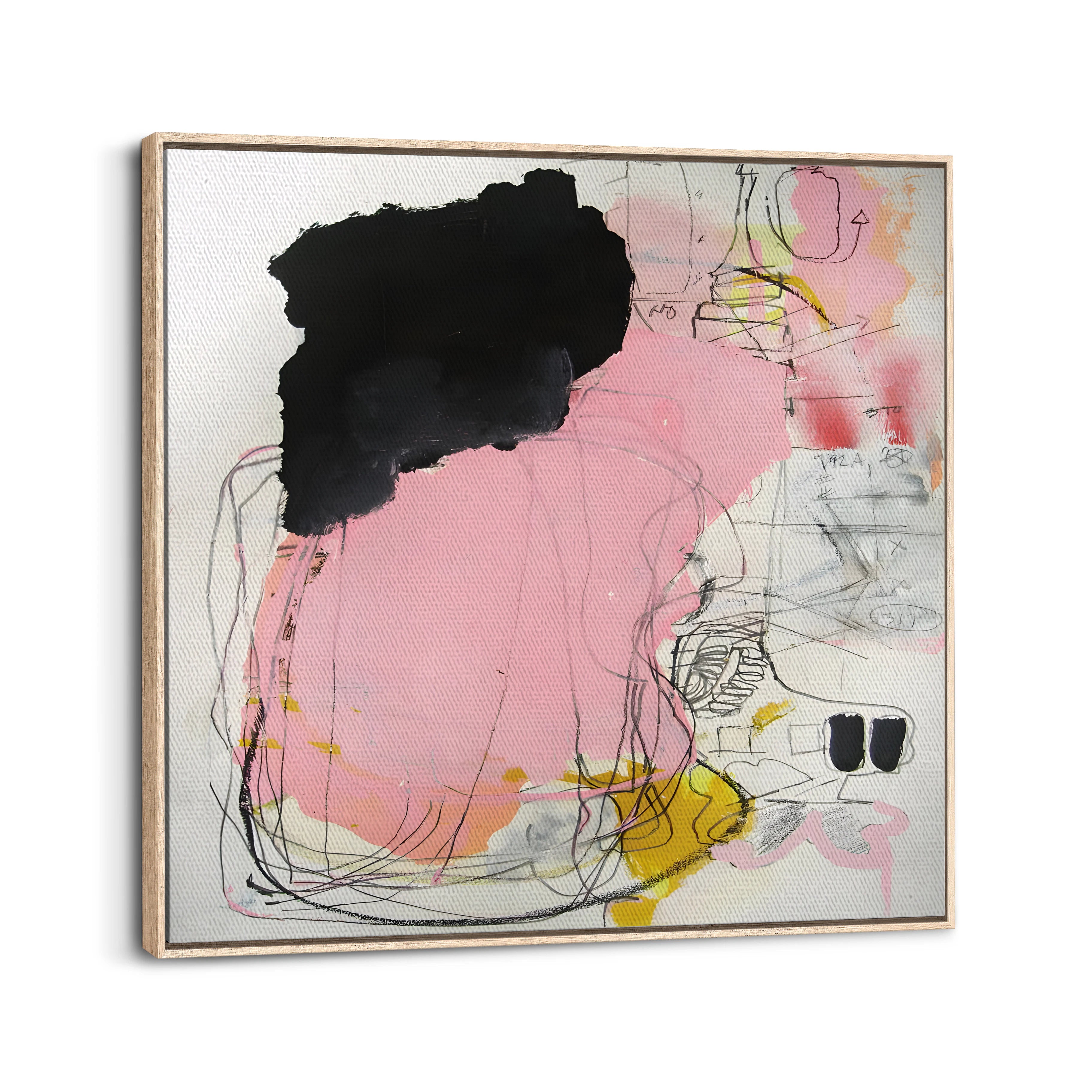 framed-canvas-natural-wood
