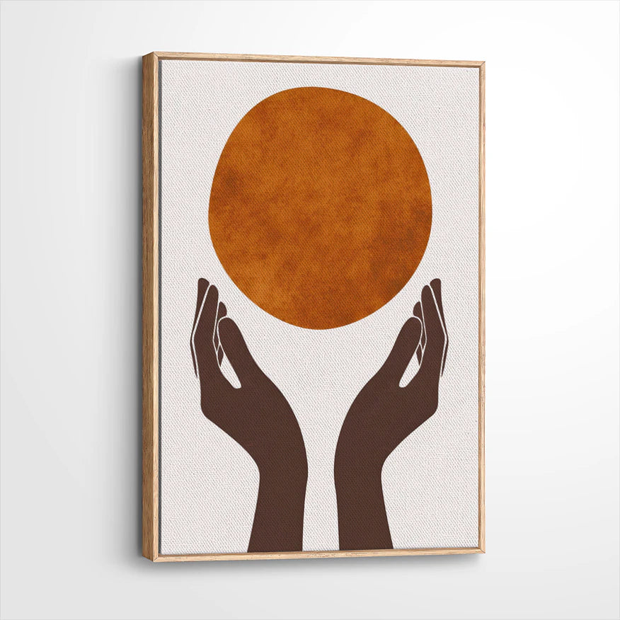 framed-canvas-natural-wood