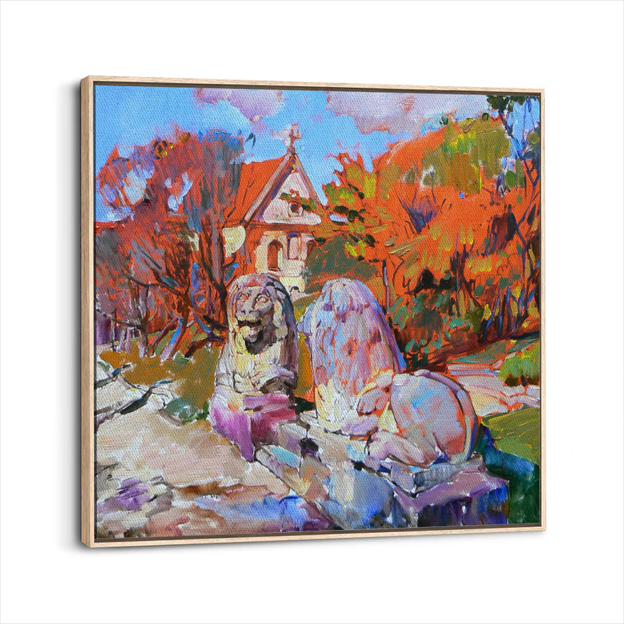 framed-canvas-natural-wood