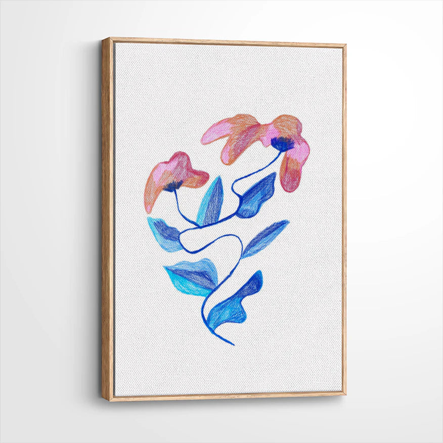 framed-canvas-natural-wood