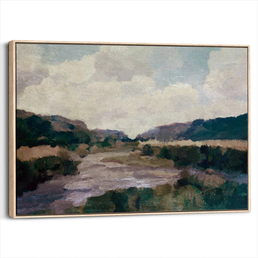 framed-canvas-natural-wood