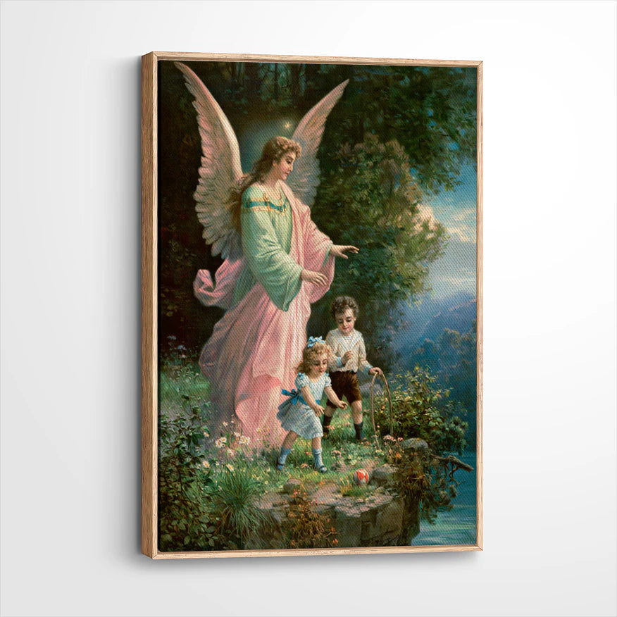 framed-canvas-natural-wood