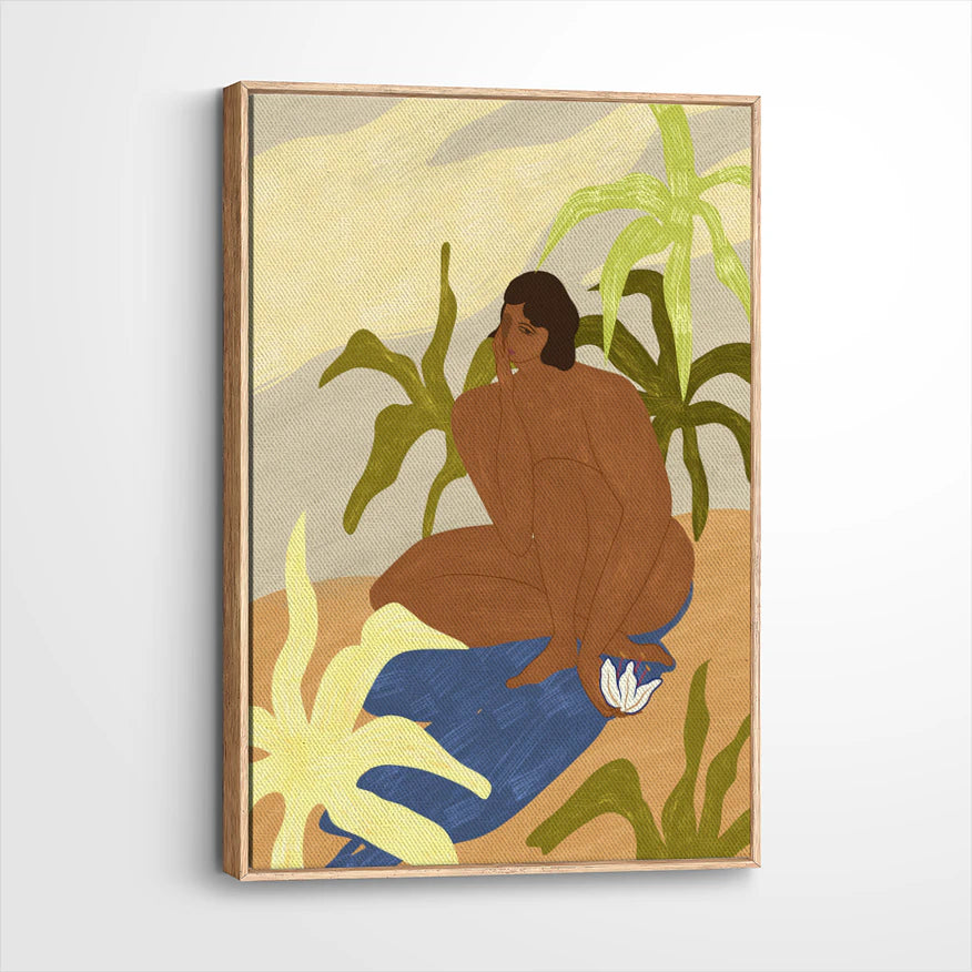 framed-canvas-natural-wood