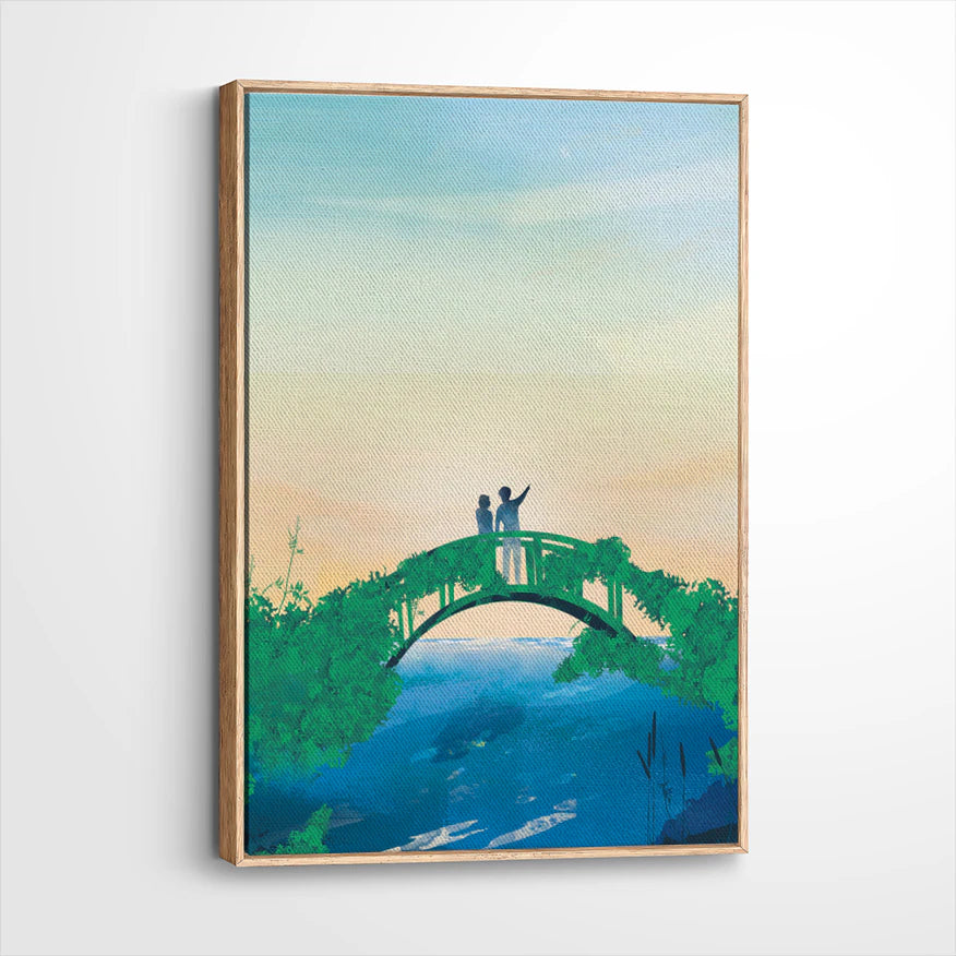 framed-canvas-natural-wood