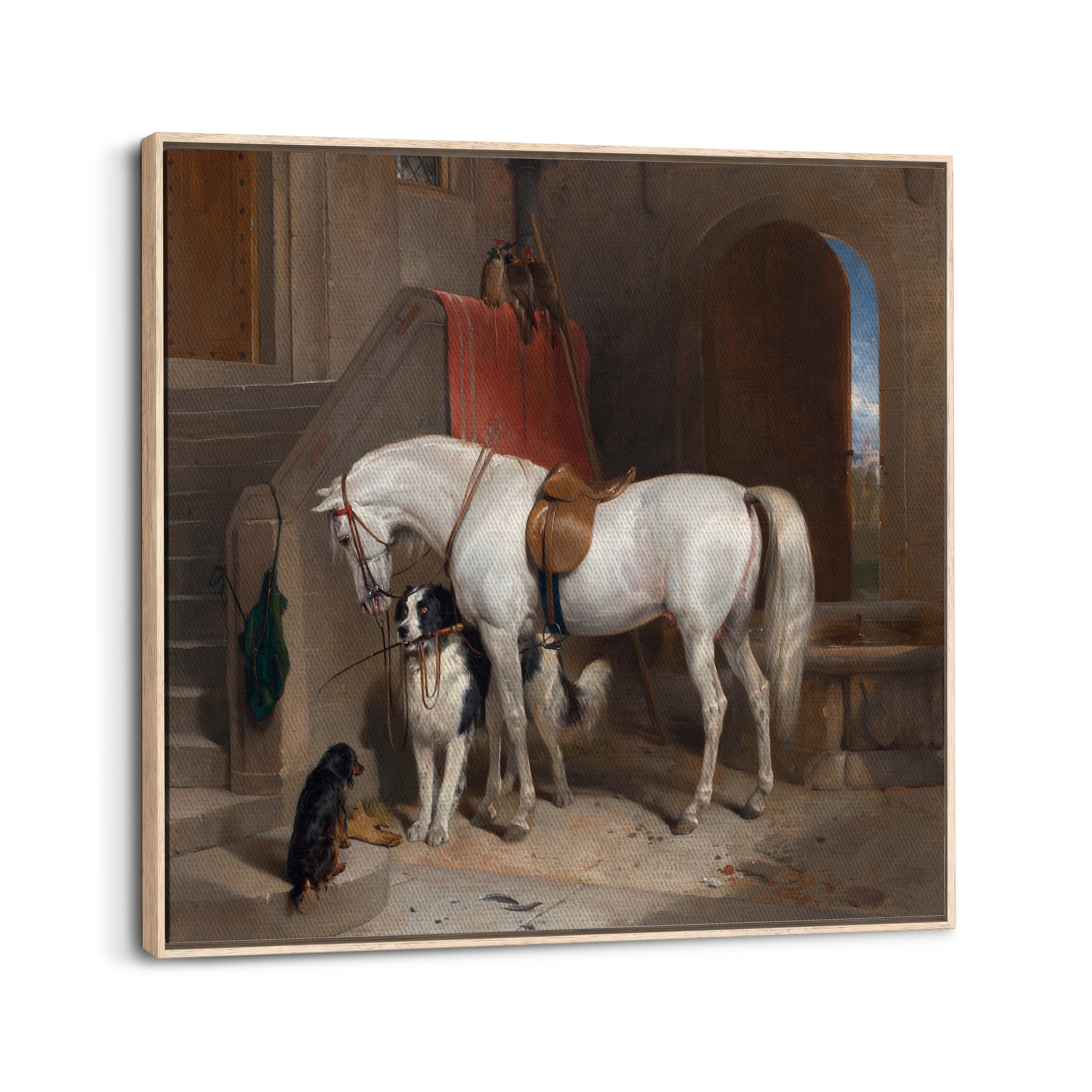 framed-canvas-natural-wood